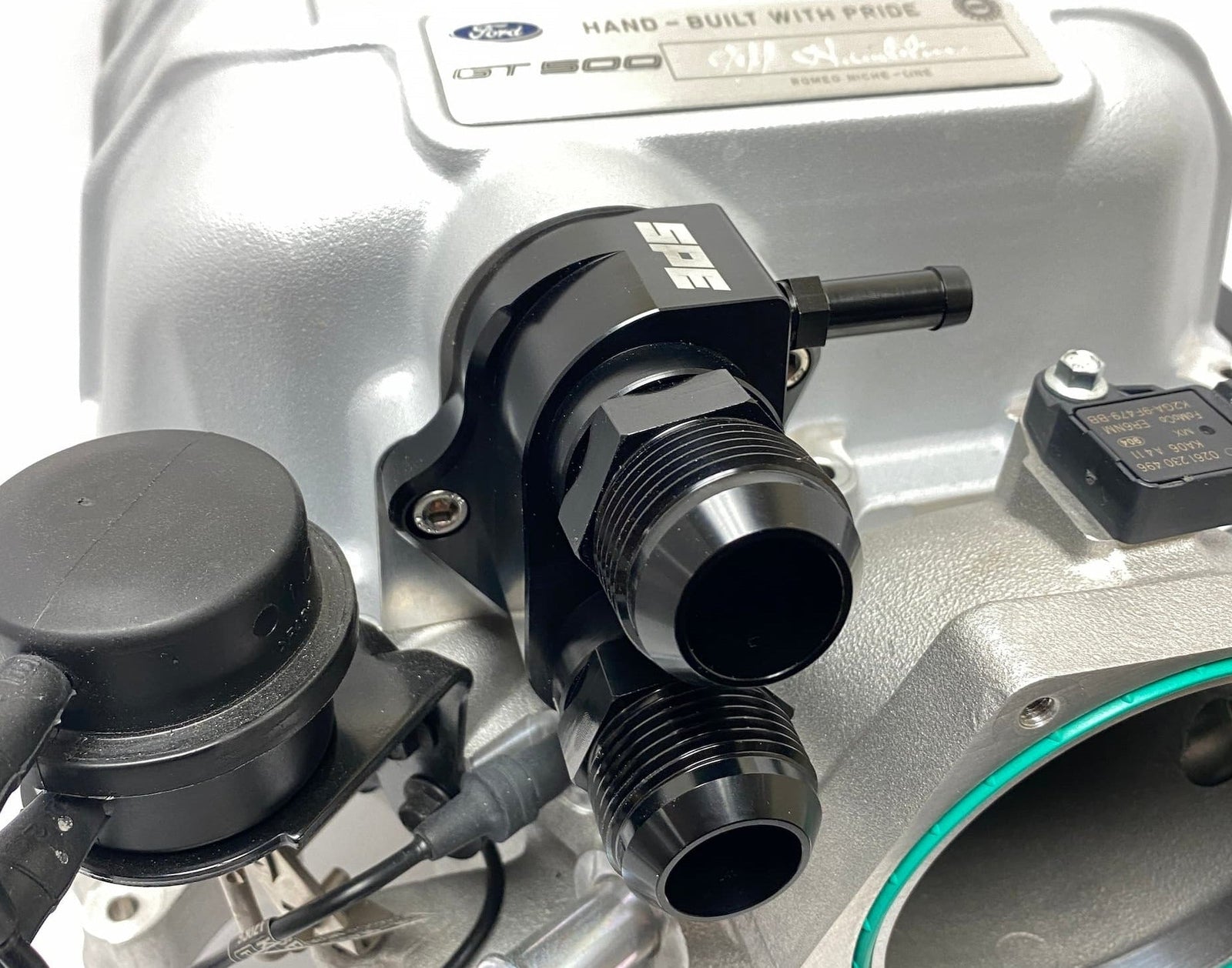 Increased coolant flow, increased charge air cooling: Raptor R Intercooler Manifold
