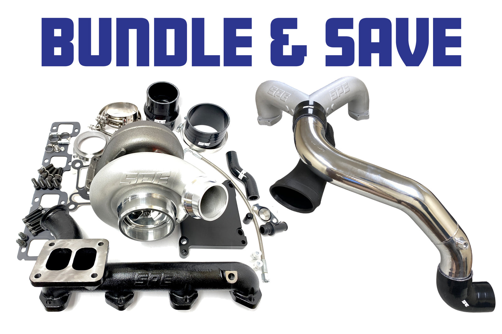 6.7L Powerstroke Intake Piping Kit and T4 Turbo Upgrade