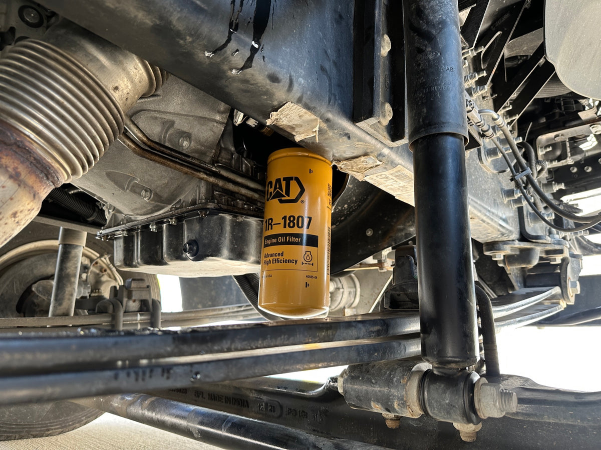 64 Powerstroke Oil Filter Locationnull