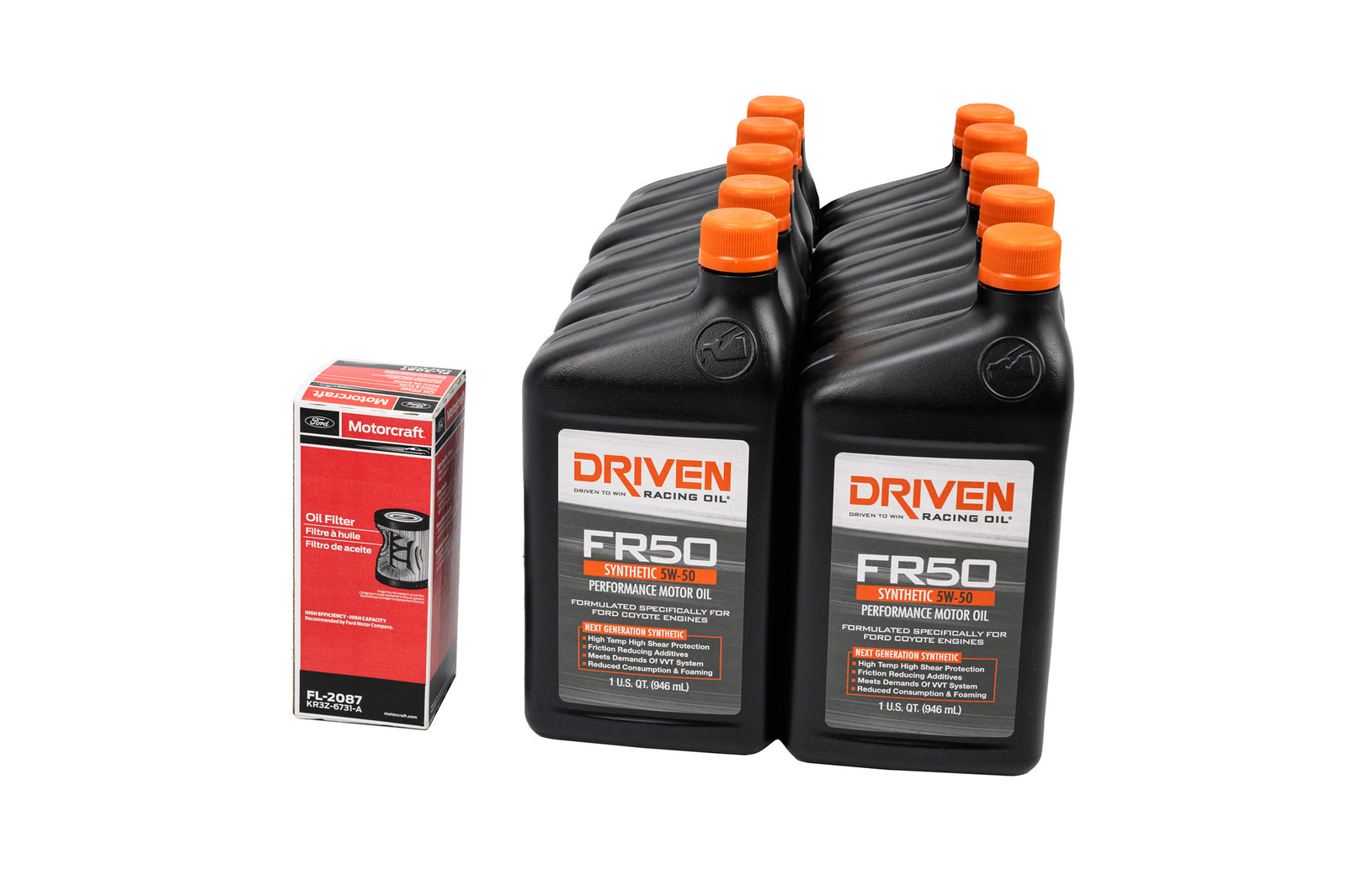 Ford Mustang GT500 oil change performance synthetic kit