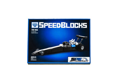 SpeedBlocks "SPE Rail— 6.7L Powerstroke Powered Dragster" Interlocking Brick Kit