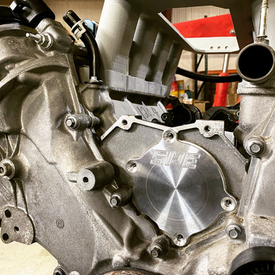 Coyote Billet Water Pump Block Off