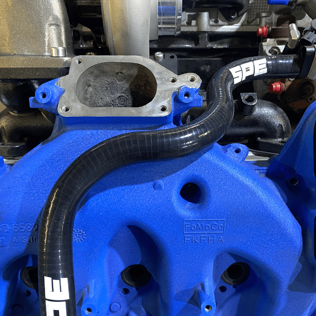 Engine Pipe Reroute SPE Motorsport 2011-2026 6.7L Powerstroke Coolant Hose Reroute Kit