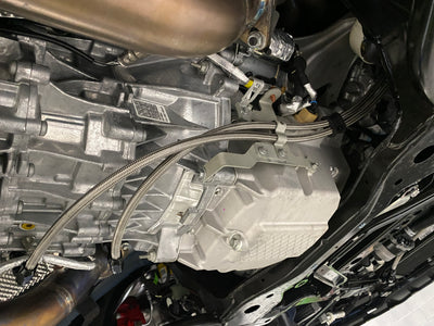 GT500 Tremec TR9070 DCT transmission stainless braided line upgrade