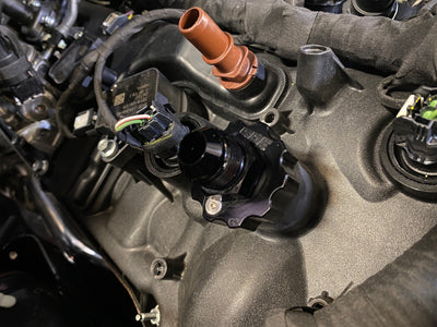 Billet Oil Cap F150 Mustang with AN fitting