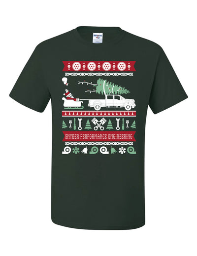 SPE Motorsport Ugly Christmas T-Shirt - Mustang & Powerstroke